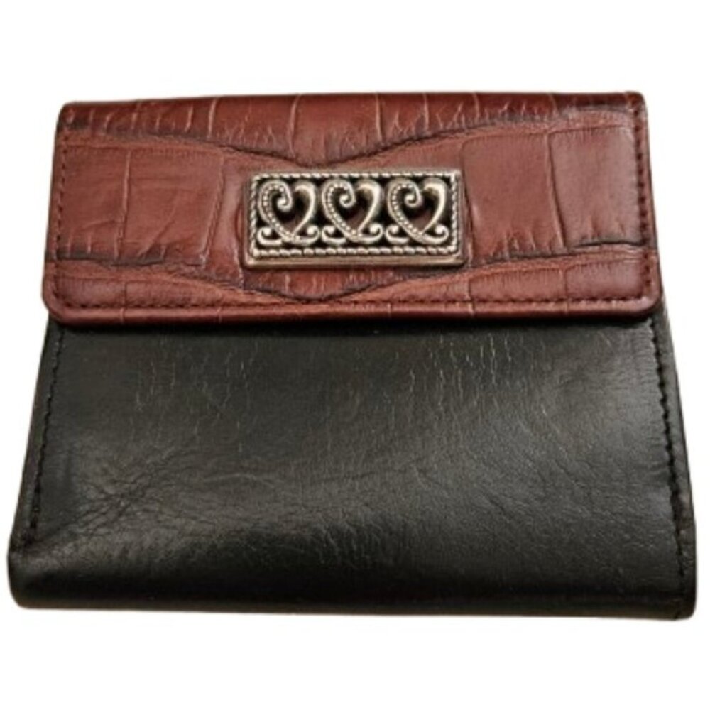 NWOB! Brighton Brown and Black Leather Wallet